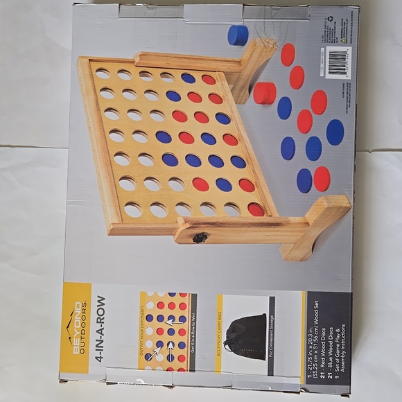 Beyond Outdoors Giant Connect 4-in-a-Row - 21.75" x 20.35" - Picture 2 of 9